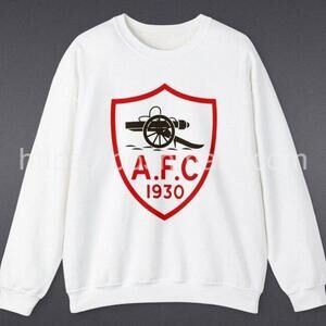 Arsenal Fc 1930 Logo Sweatshirt, Arsenal Football Retro Pullover